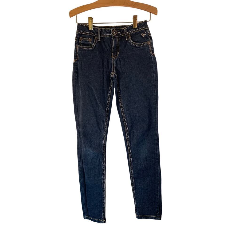 JUSTICE Girl’s Simply Low Dark Wash Jeans / Size: 12 Slim
